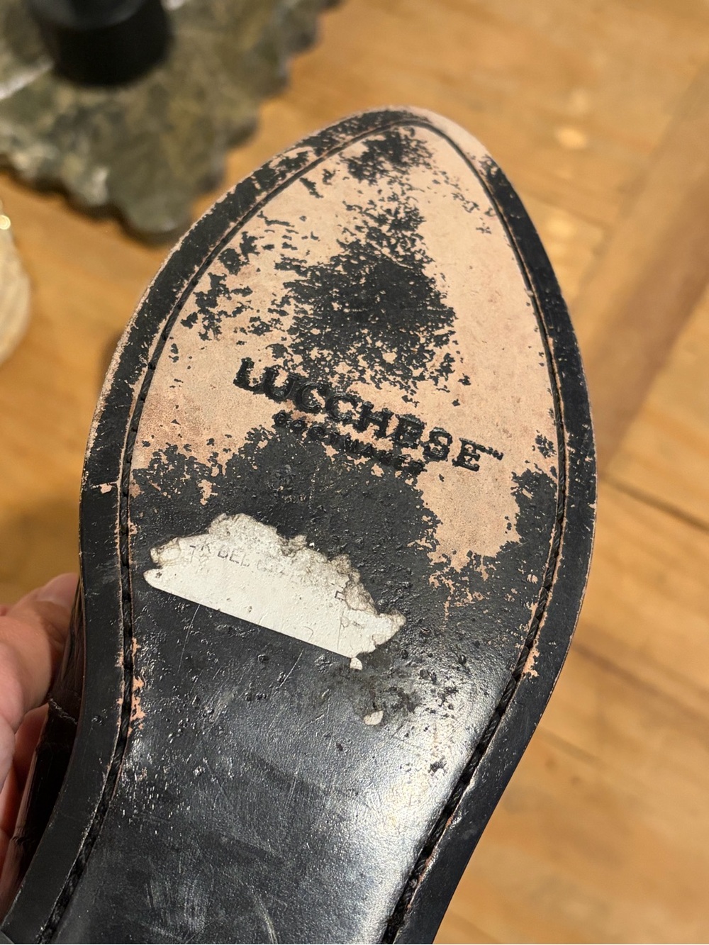 Lucchese Karmen Caiman  alligator slip on loafers - Picture 4 of 5